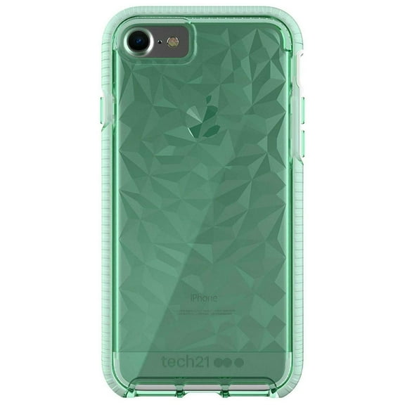iPhone 6 7 8 SE Protection Case - Tech 21 Evo Gem Series - Green