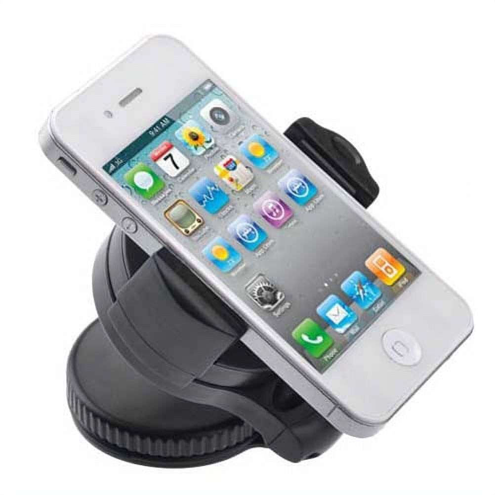 iPhone 6 Car Mount Windshield Phone Holder Swivel Cradle Stand Window