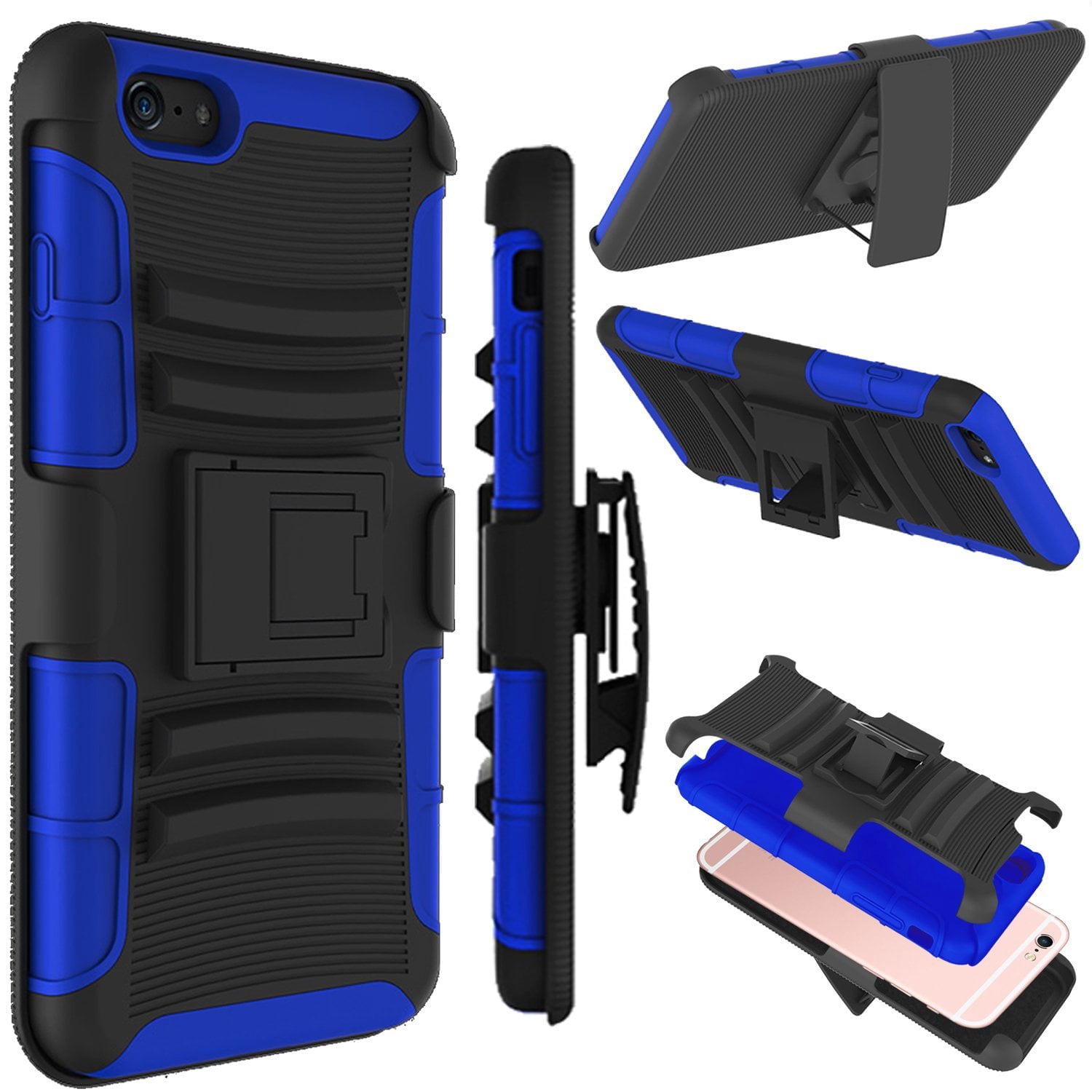 iPhone 6 Case, iPhone 6S Case, [Hoplite Series] Shock Absorbing Holster ...