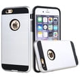 thumbnail image 1 of iPhone 6 Phone Case, 2-Piece Style Hybrid Shockproof Hard Case Cover with Hybird Shockproof-Sliver, 1 of 2