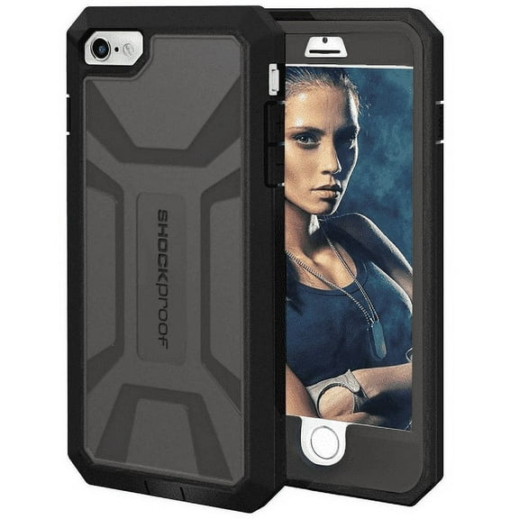 iPhone 6 Plus 5.5" Case with Built-in Screen Protector [Outdoor Series](Apple iPhone 6S Plus 5.5") (Encased) (Gray)
