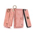 thumbnail image 1 of iPhone 6 Plus/ 6S Plus Wallet Case, Alleytech Girls Women Magnets Detachable Zipper Wallet Case Cover PU Leather Folio Flip Holster Carrying Case Card Holder for iPhone 6 Plus/6S Plus, Pink, 1 of 9