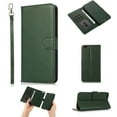 thumbnail image 1 of iPhone 6 Plus Case, Cover for iPhone 6s PluS, Allytech Detachable Case Support Magnetic Car Mount Case with Lanyard Wallet Vegan Leather Shockproof Stand Case for iPhone 6 Plus/6S Plus(5.5"), Green, 1 of 8