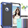 thumbnail image 1 of iPhone 6S Case,iPhone 6 / 6S (4.7 INCH) Rugged Case Shock Absorbing Hybrid Best Impact Defender Slim Cover Shell Plastic Outer & Rubber Silicone Inner Njjex [New Ball], 1 of 4