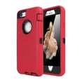 thumbnail image 1 of iPhone 6S Case, iPhone 6 Case, Njjex Shock Absorbing Hybrid Impact Defender Slim Cover Shell Plastic Outer & Rubber Silicone Inner Case For Apple iPhone 6 / 6s (4.7 inch), 1 of 3