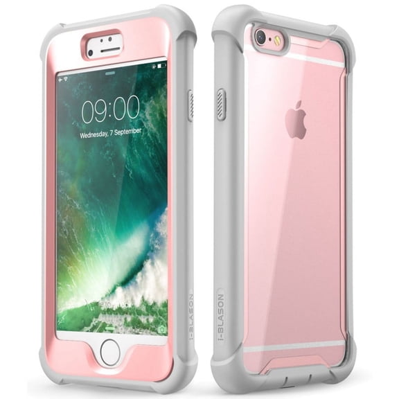 iPhone 6S Case, iPhone 6 Case, i-Blason [Ares] Full-body Rugged Clear Bumper Case with Built-in Screen Protector for Apple iPhone 6 / 6S 4.7 Inch