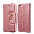 thumbnail image 1 of iPhone 6S Plus Case Wallet, iPhone 6 Plus Case, Allytech Glitter Bling Leather Cover Folio Credit Card Holder Wristlet Shockproof Protective Phone Case for Apple iPhone 6 Plus/ 6S Plus (Rosrgold), 1 of 1