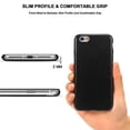 thumbnail image 1 of iPhone 6s Case, Tendlin Premium Leather Back Flexible TPU Silicone Hybrid Soft Slim Cover Case for iPhone 6 and iPhone 6s (Black), 1 of 3