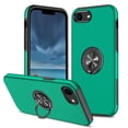 thumbnail image 1 of for iPhone 7 / 8 / SE 2020 / SE 2022 Case, 360° Rotatable Ring Holder Kickstand Dual Layer Military-Grade Drop Tested Protection Support Car Holder Mount Magnetic Absorbing Bumper Case, Darkgreen, 1 of 7