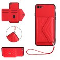 thumbnail image 1 of for iPhone 7 / 8 / SE 2022 & 2020 Wallet Case with Card Holder, Elegant Durable PU Leather Protective Magnetic Closure Flip Phone Cover Kickstand RFID Blocking for Women Girls, Red, 1 of 7