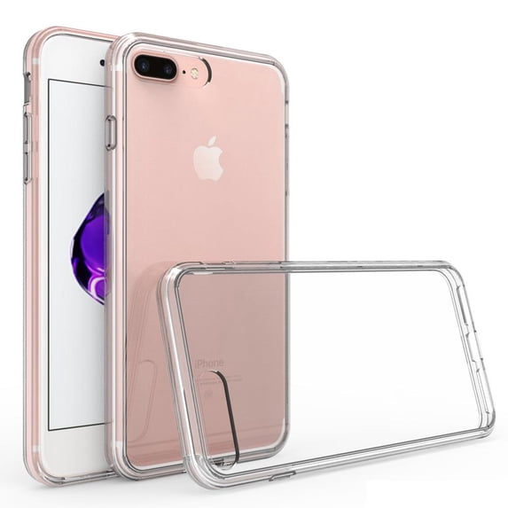 iPhone 7 Plus, 8 Plus Case - Armatus Gear (TM) Ultra Slim Anti-Scratch Acrylic Clear Case with TPU Grip Bumper Hybrid Phone Cover for Apple iPhone 7 PLUS, iPhone 8 PLUS