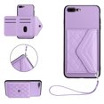 thumbnail image 1 of for iPhone 7 Plus/8 Plus Wallet Case with Card Holder, Elegant Durable PU Leather Protective Magnetic Closure Flip Phone Cover Kickstand RFID Blocking for Women Girls for iPhone 7 Plus/8 Plus, Purple, 1 of 7