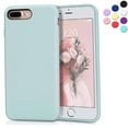 thumbnail image 1 of Entronix Silicone Soft Case for iPhone 7/8 Plus Shockproof Durable Slim Fit, Turquoise, 1 of 5