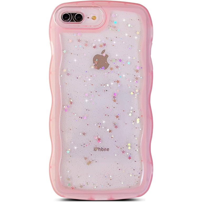 iPhone 7 Plus Case,iPhone 8 Plus Case,Curly Wave Design