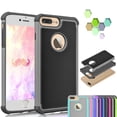 thumbnail image 1 of iPhone 7 Plus Case,iPhone 7 Plus(5.5 INCH) Case Hybrid Shock Absorbing Best Impact Defender Rugged Slim Cover Shell Plastic Outer & Rubber Silicone Inner For iPhone 7 Plus Njjex [New Ball], 1 of 4