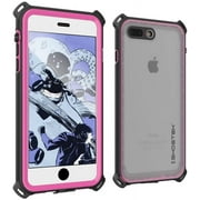 iPhone 7 Plus Waterproof Case, Ghostek Nautical Series for Apple iPhone 8 Plus | Slim Underwater Protection | Shockproof | Dirt-Proof | Snow-Proof | Protective | Adventure Duty | Swimming (Pink)