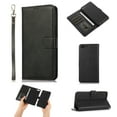 thumbnail image 1 of iPhone 7 Plus/iPhone 8 Plus Case, Allytech Detachable Case Support Magnetic Car Mount Case with Lanyard Wallet Vegan Leather Shockproof Stand Case for iPhone 7 Plus/ iPhone 8 Plus(5.5"), Black, 1 of 8