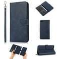 thumbnail image 1 of iPhone 7 Plus/iPhone 8 Plus Case, Allytech Detachable Case Support Magnetic Car Mount Case with Lanyard Wallet Vegan Leather Shockproof Stand Case for iPhone 7 Plus/ iPhone 8 Plus(5.5"), Blue, 1 of 8