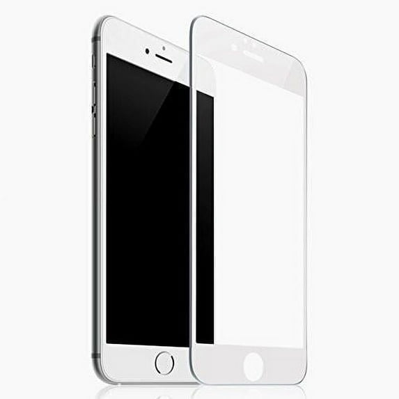 iPhone 7 Screen Protector, Premium HD Ultra Slim Anti-Scratch Temper Glass Screen Protector - White