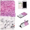 thumbnail image 1 of iPhone 7 Wallet Case,iPhone 8 Case,iPhone SE Case,PU Leather Credit Card Holder Phone Cases Slim Kickstand Stand Heavy Duty Shockproof Rugged Flip Folio Protective Cover, Marble Sand, 1 of 1