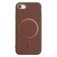 thumbnail image 1 of for iPhone 7 / iPhone 8 / iPhone SE 2022 & 2020 Magnetic Case PU Leather [Compatible with Mag-Safe Wireless Charging] Magnetic Cover Shockproof Lightweight Slim Anti-Scratch Phone Cover, Brown, 1 of 6