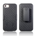 thumbnail image 1 of iPhone 8/7 Belt Case Clip Holster, Dteck Heavy Duty Shockproof Rugged Holster Case Cover with Belt Swivel Clip and Built in Kickstand For Apple iPhone 8/iPhone 7, Black, 1 of 7