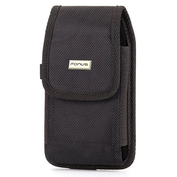 iPhone 8 Compatible Black Rugged Case Holster Swivel Belt Clip