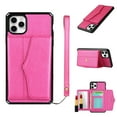 thumbnail image 1 of iPhone 8 Plus/7 Plus Case and Cover, Allytech Inside Back Makeup Mirror Wallet Case with Stand Feature PU Leather Folio Wristlet Shockproof Card Slots Cover for iPhone 8 Plus/iPhone 7 Plus, Rose, 1 of 3