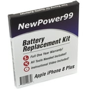 iPhone 8 Plus Battery Replacement Kit with Tools, Extended Life Battery, Video Instructions,