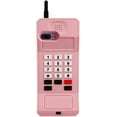 thumbnail image 1 of for iPhone 8 Plus Case Cute iPhone 7 Plus Case iPhone 6S Plus Case iPhone 6 Plus Case Retro Classic Cellular Phone Shaped Soft Silicone 3D Cartoon Cover Protector for iPhone 6+ 6S+ 7+ 8+ (Pink), 1 of 16
