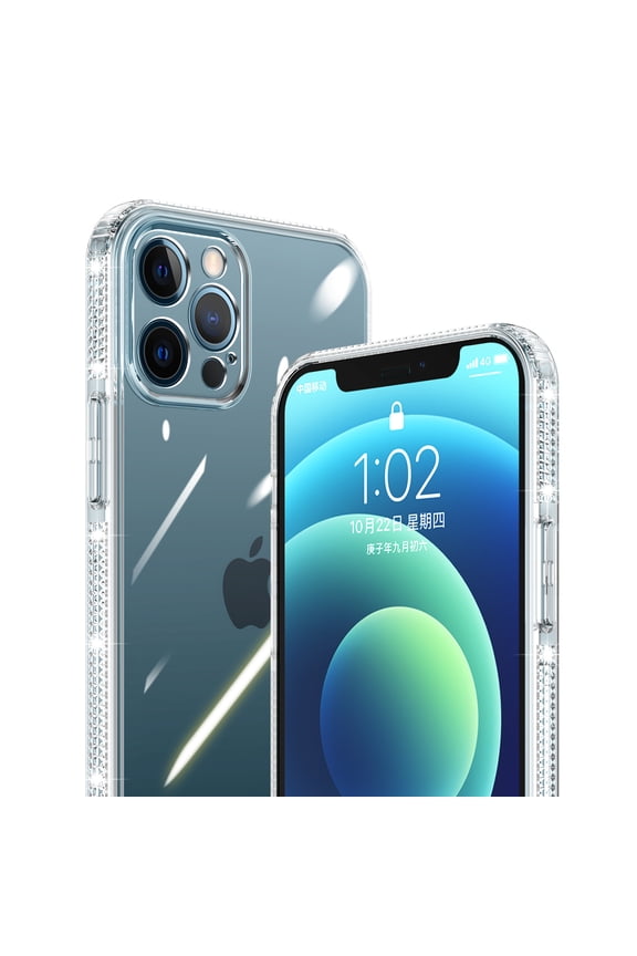 iPhone 8 Plus Case, iPhone 7 Plus Case, TOPSHE Ultra Thin High Impact Clear Soft TPU Back Case with Diamond Bumper Shockproof Anti-Scratch Protective Cover for iPhone 7 8 Plus, Clear