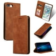 thumbnail image 1 of iPhone 8 Plus Case, iPhone 7 Plus Wallet Case, Dteck Smooth PU Leather Flip Folio Wallet Card Slots Case Cover Stand Feature & Magnetic Closure For Apple iPhone 8 Plus & 7 Plus, Brown, 1 of 7