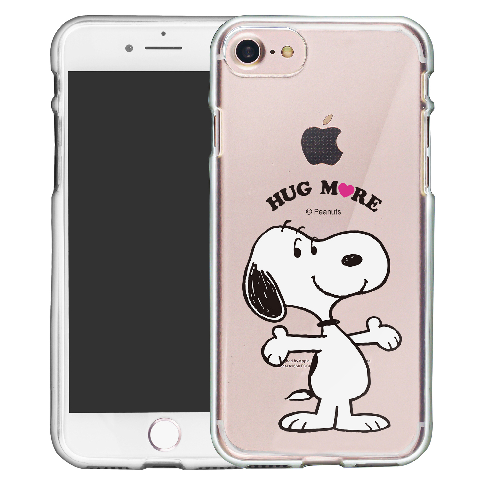 iPhone 8 Plus / iPhone 7 Plus Case PEANUTS Clear TPU Cute