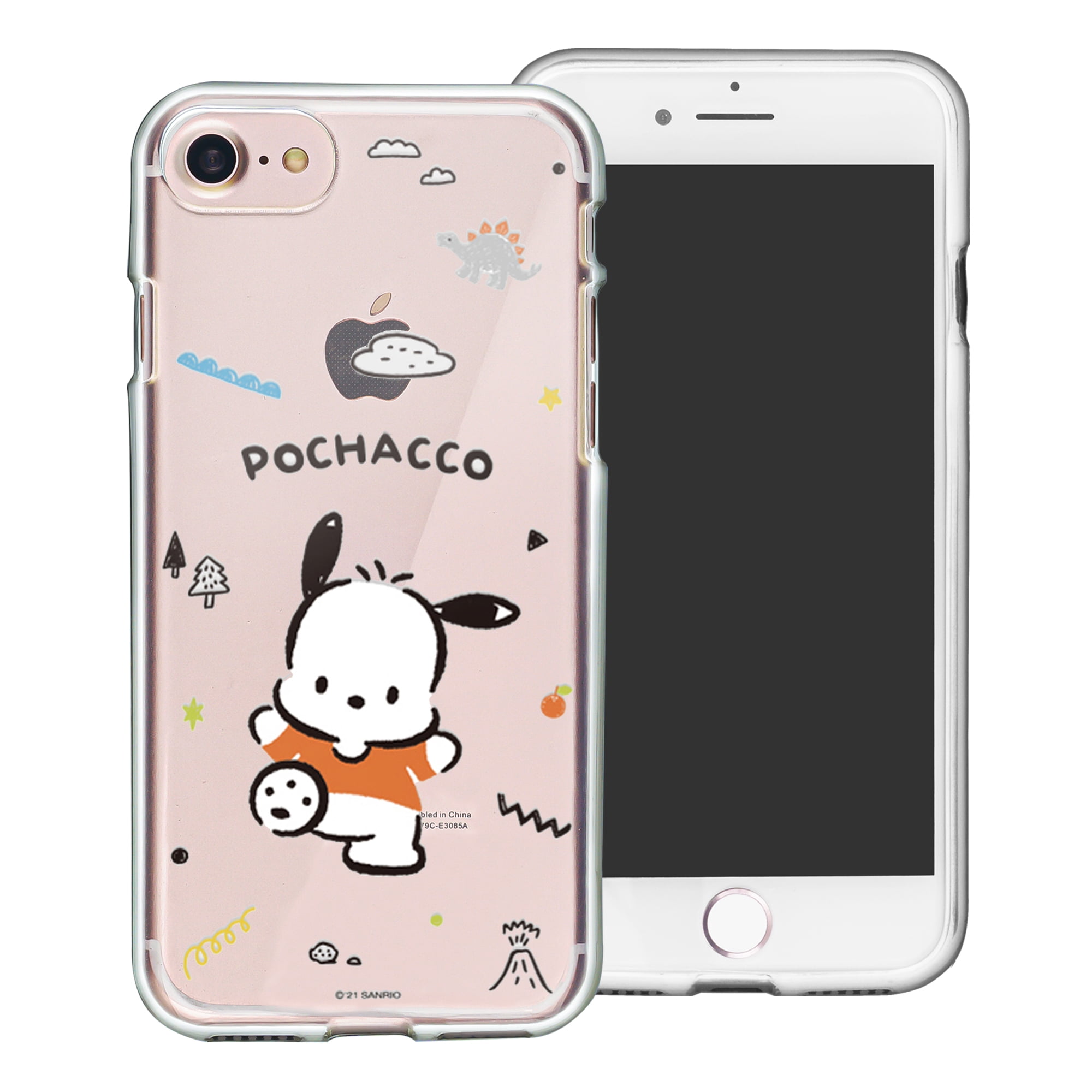 iPhone 8 Plus / iPhone 7 Plus Case Sanrio Cute Clear Soft Jelly Cover - Dinosaur Pochacco - Walmart Business Supplies iPhone 8 Plus / iPhone 7 Plus Case Sanrio Cute Clear Soft Jelly Cover - Dinosaur Pochacco - Walmart Business Supplies