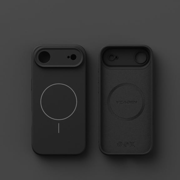 for iPhone Air Magnetic Case, Compatible with MagSafe, Soft Anti-Scratch Microfiber Lining, Slim Silicone Shockproof Protective Lightweight Phone Case for iPhone Air, Black