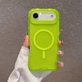 thumbnail image 1 of for iPhone Air Magnetic Case [Support Wireless Charging] Translucent Candy Color Phone Case Slim Shockproof Triple-Layers Rugged Protective Cover for iPhone Air, Green, 1 of 6