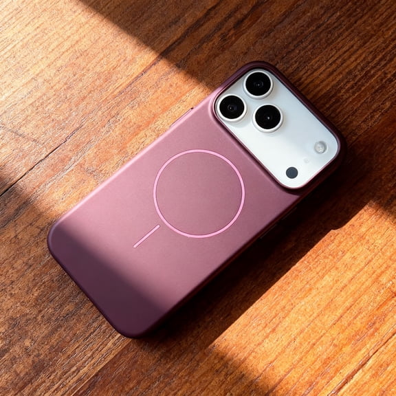 For iPhone Air Phone Case,Anti-fingerprint Glossy Back Design,Compatible with Mag-Safe,Ultra Slim Shockproof Anti-fall Anti-Scratch Hard PC Thin Fit Durable Phone Case Cover,Winered