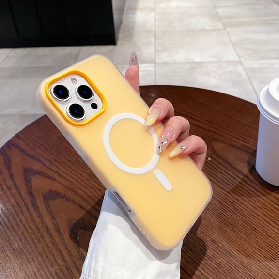 For iPhone Air Phone Case Liquid Silicone, Cute Thin Slim Soft Rubber Hard Gel Silicone for Women Men, Smooth Matte TPU Plain Solid Candy Color Simple Case For iPhone Air,Orange