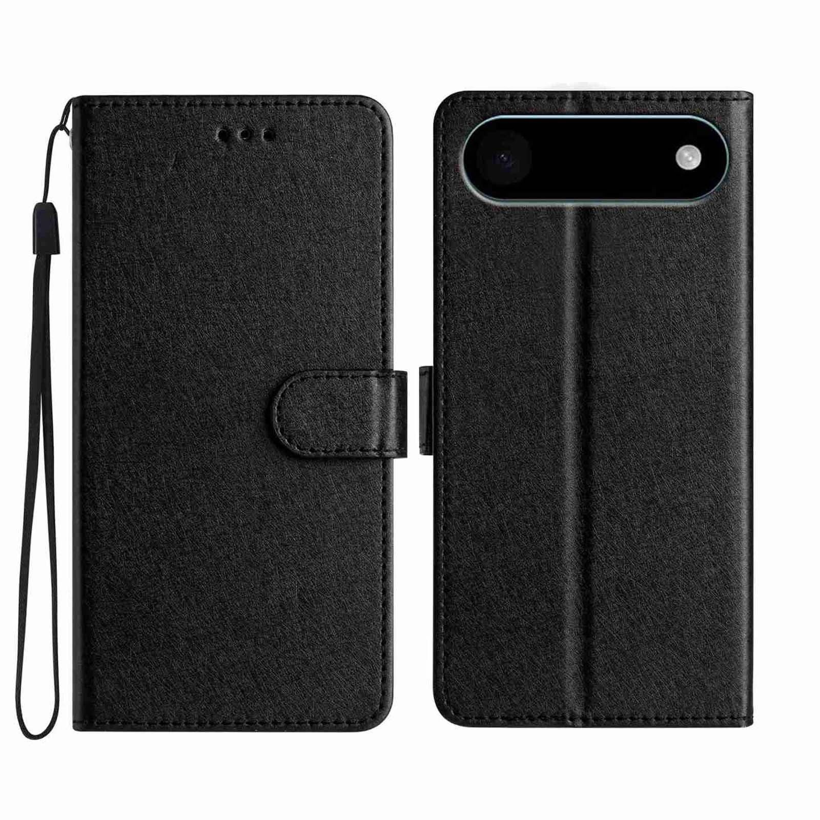 For iPhone Air Phone Case,Silk Texture PU Leather Flip Folding ...