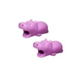 thumbnail image 1 of iPhone & Android Cable Protectors Animal Biters - 2pk Hippo, 1 of 1