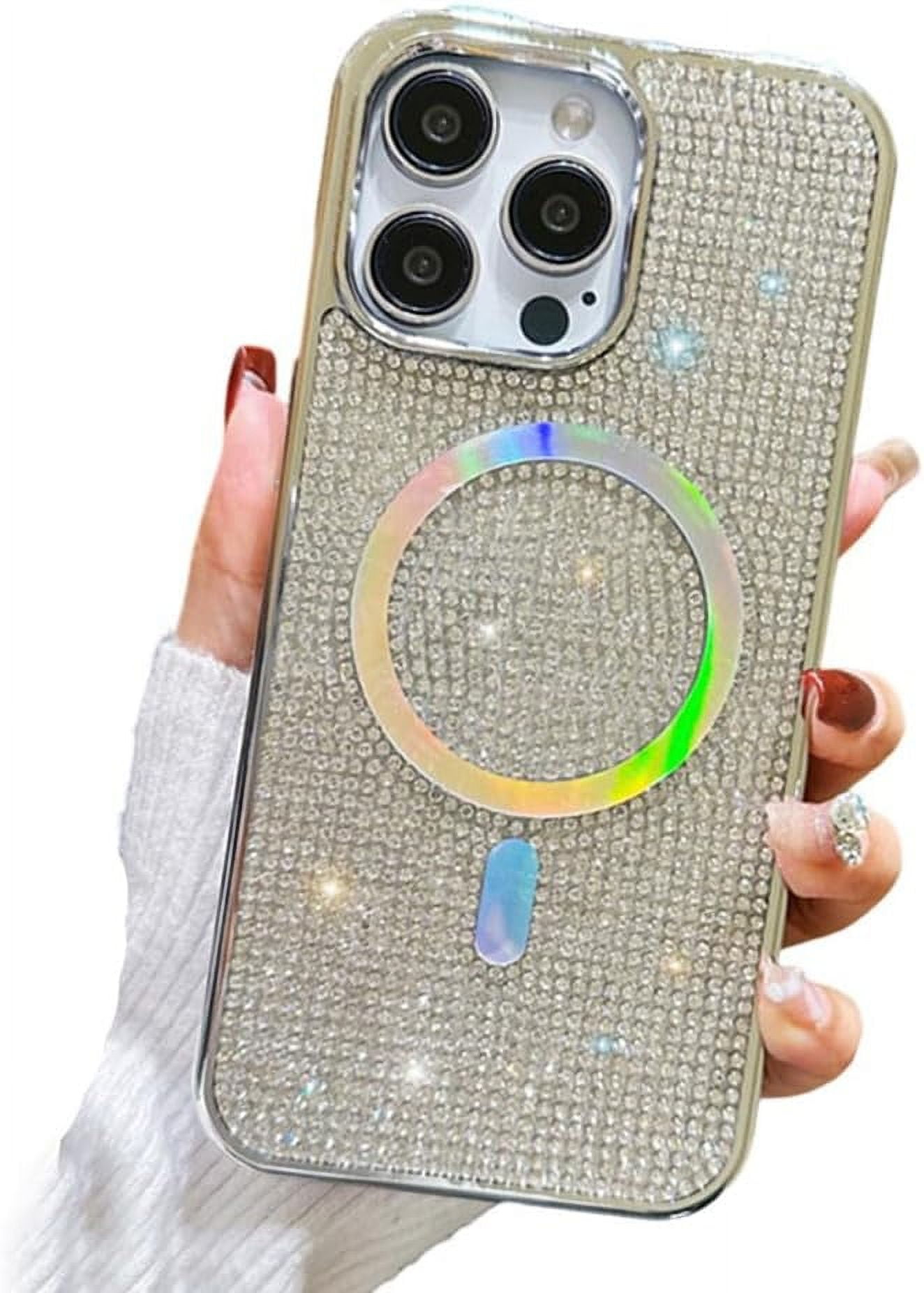 for iPhone with MagSafe] Glitter Crystal Diamend