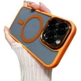 for iPhone with MagSafe] crystal Metal Button Camera