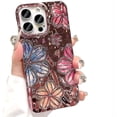thumbnail image 1 of for iPhone Case,Luxury ElectroPlated Flower Hollow Pleated Water Ripple Pattern Bumper Camera Lens Protection Soft Shockproof Phone Case (Rose Gold,iPhone 11 Pro Max), 1 of 7