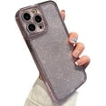 thumbnail image 1 of for iPhone Case,Luxury ElectroPlated Glitter Sparkle Sparkly Rhinestone Frame Bumper Camera Lens Protection Soft Shockproof Phone Case (Pink,iPhone 13 Pro), 1 of 6
