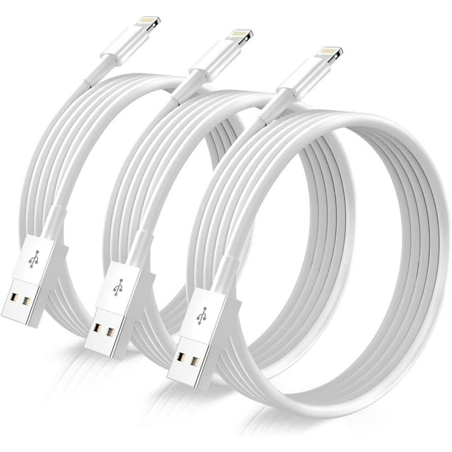 iPhone Charger, 3 Pack 6FT Apple Charging Cord, Fast Charging Lightning