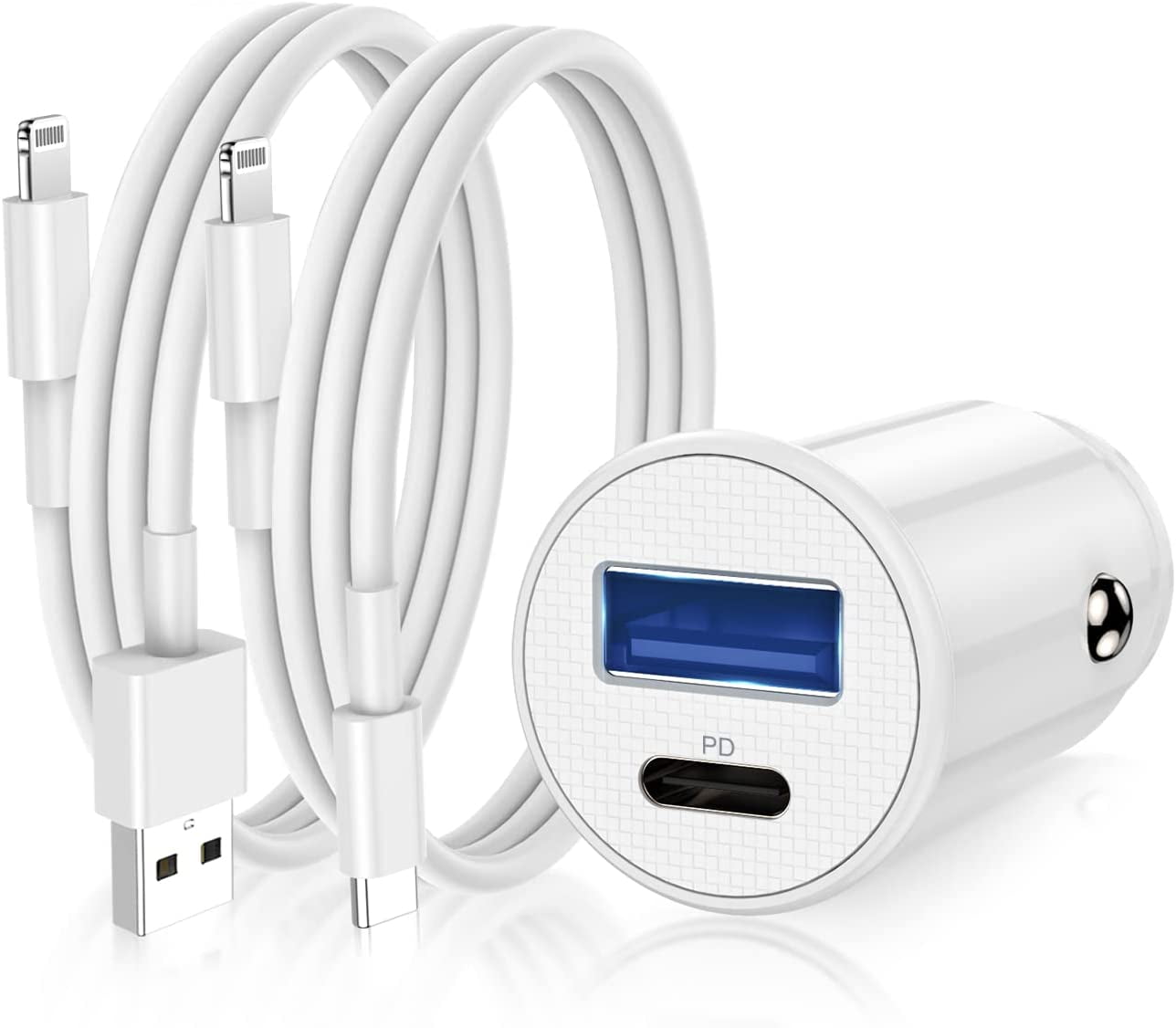iPhone Fast Car Charger, [Apple MFi Certified] Apple Car Charging