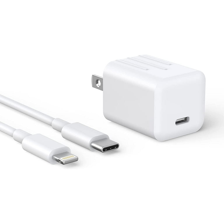 iPhone 11 12 13 14 Fast Charger [Apple MFi Certified] 20W PD Type C Power  Wall Charger with 6FT Charging Cable Compatible iPhone 14/14 Max/14