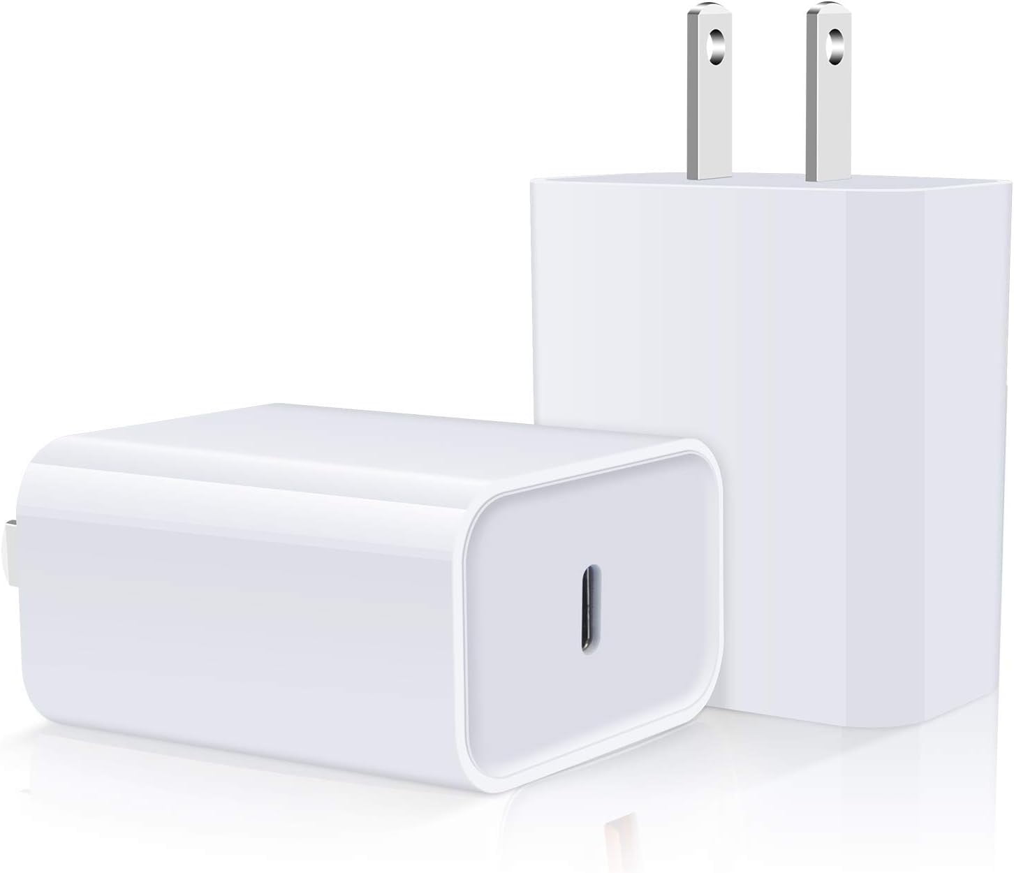 iPhone Fast Charger Block [2 Pack] USB C Wall Charger PD Power Adapter