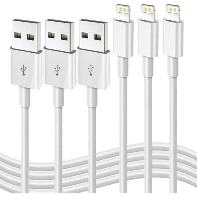 iPhone Fast Charging Cable [Apple MFi Certified] 3Pack 3FT Lightning