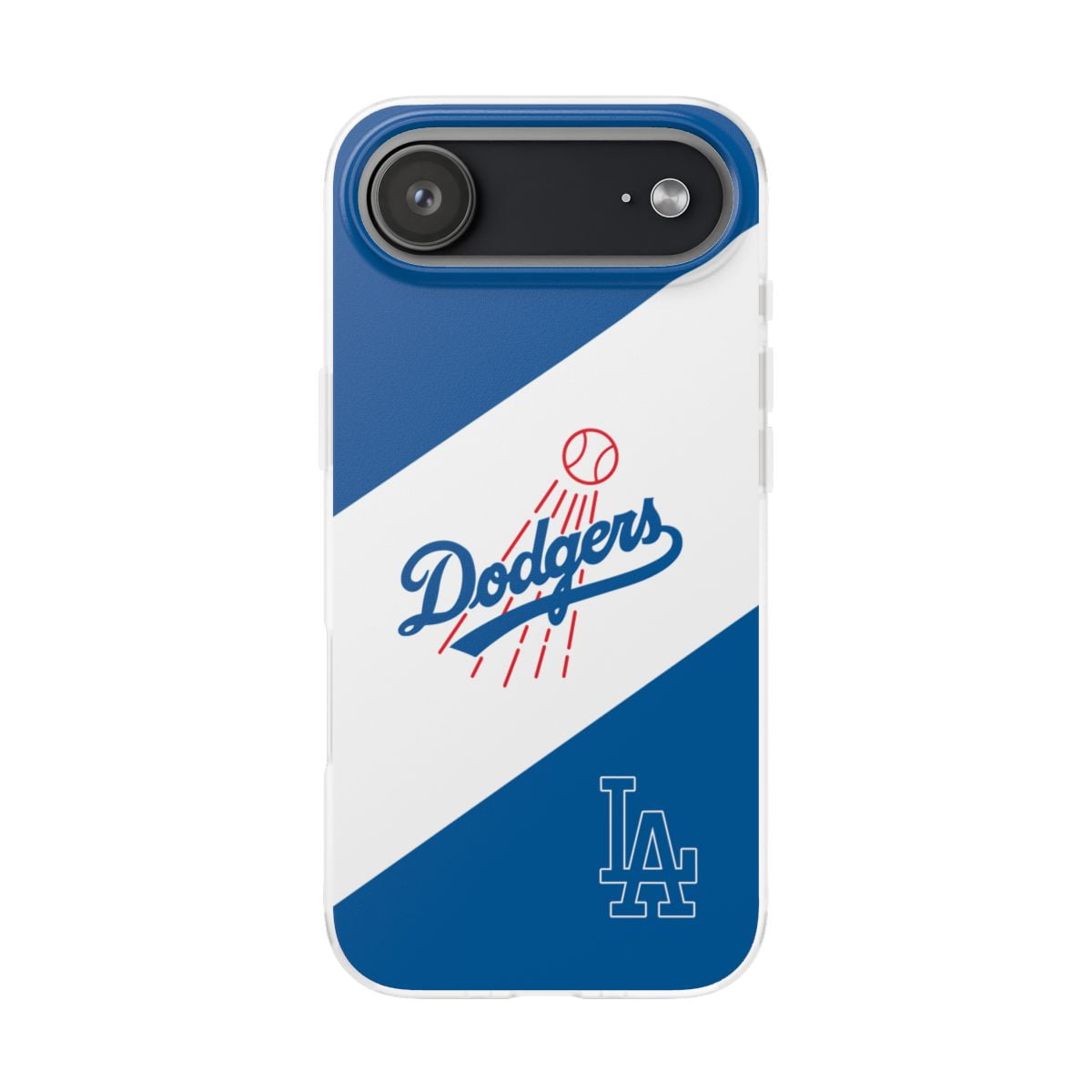 iPhone Flexible Case Dodgers Logo Los Angeles American Baseball Sports Fan  - iPhone 16